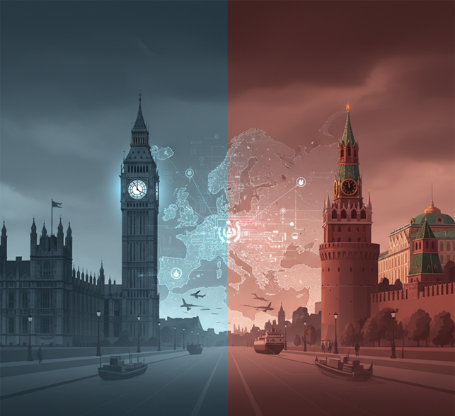 Rapporti internazionali fra Regno unito e Russia.